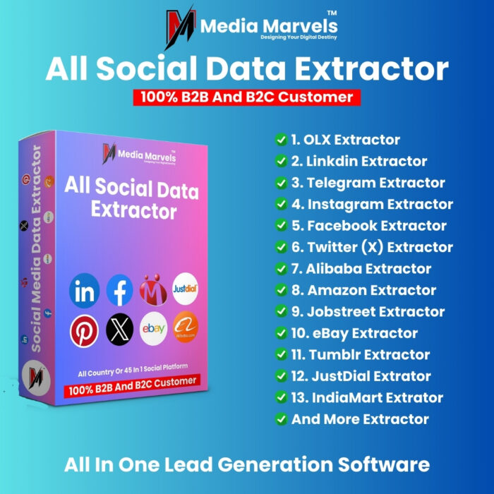Social Phone Number Extractor Lead Generation Tool