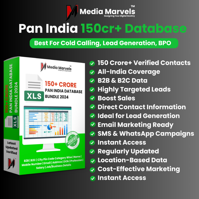 Latest Pan India 150Cr Database 2024